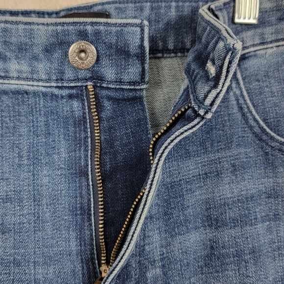 Talbots Women's High Waist Straight Leg Ankle Sequin Side Stripe Jean  Sz 16 NEW - Picture 6 of 16